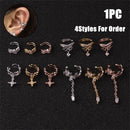 Fashion Gift Ear Clip CZ Cuff Earrings Zircon Ear Cuff No Piercing Earring