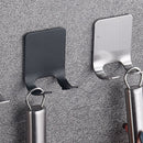 Stainless Steel Household Bathroom Storage Self Adhesive Door Hook Wall Han
