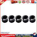 5pcs Bike Chainring Bolts Single Double Ring Chainring Bolts (4.9mm Black) Newly