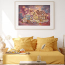 Diamond Painting 5D DIY Dessert House Full Round Drill Rhinestone Picture Newly