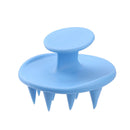 Pointed Tip Silicone Scalp Shampoo Massage Brush Head Acupoint Comb (Blue) Newly