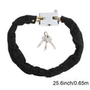 Vehicle Protection 0.65M Long Chain Lock Padlock Anti-theft Bicycle Scooter