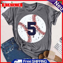 Baseball Number 5 Tea T-Shirt -