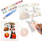 DIY Halloween Greeting Card Paint by Numbers Drawing Pictures Festival Gifts