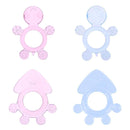 Cute Baby Teether Kids Silicone Teething Chewable Pacifier (Pink Tortoise)