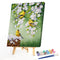 Bird on Branch Oil Paint By Numbers Kit DIY Acrylic Painting on Canvas Framel