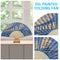 Oil Paint Folding Fan By Numbers DIY Sailboat Bridge Digital Oil Painting Fan