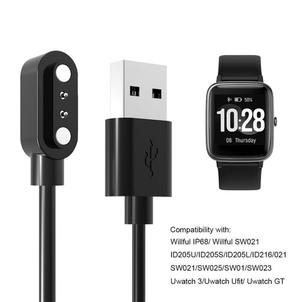 Dock Replacement Cable Fast Charger For ID205U/Willful IP68 SW023//Uwatch 3