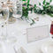 Wedding Table Place Cards White Table Numbers Cards Name Cards for Table Settin`