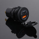 Car Boat Dual USB Charger QC 3.0 + QC 4.0 Type C USB Port Socket Power Outlet