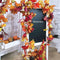 Herbst Ahornblatt Kürbis Beeren Kranz Halloween Thanksgiving Door Home Decor.