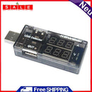 Dual USB Current Voltage Tester Meter Digital Display Voltmeter Ammeter Monitor