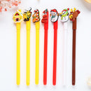 Snowman Santa Claus Christmas Series Gel Pen Black Ink Writing Supplies