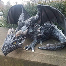 Dragon Statue Halloween Dragon Sculpture Decor Combat Dragon Gifts for Friends