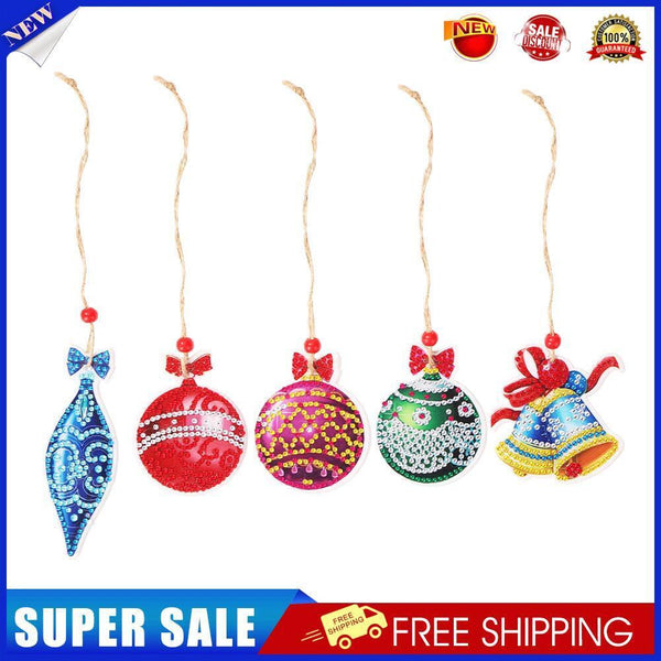 Double-side 5D Diamond Painting DIY Hanging Christmas Trees Pendant (GP010)