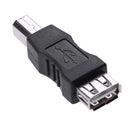 USB 2.0 One Woman B Male Adapter Connector AF, BM Converter For Printer