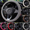 Auto Steering Wheel Cover Breathable Anti Slip Car Elastic Net Fabric Fish B6H9