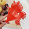 4PCS Plastic Red Different Size Funnel Set Kitchen Oil Garden Clean Fuel to D6I9
