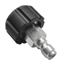 1/4 Quick Connect Male to M22 14 15 Female Adapter for Pressure Washer