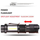 Light Focus Light Flashlight LED Flashlight Powerful Flashlight Rechargeable