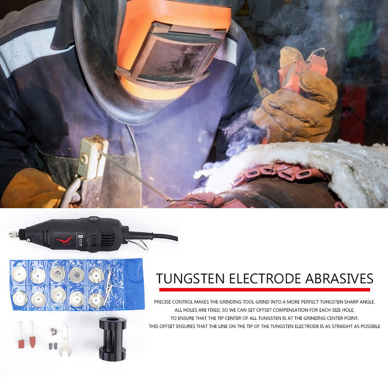 Tungsten Electrode Rods Needles Sharpener Grinder Argon Arc TIG Welding Too