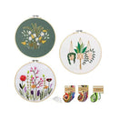 Arts Painting Cross Stitch Suits DIY Embroidery Starter Kit Cloth Threads Tools