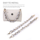 Purse Chains 2 Pieces Hand Bag Chain Strap for Ladies Shoulder Cross Body Bag