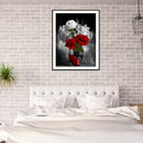 5D DIY Valentines Day Love Rose Full Round Drill Mosaic Diamond Painting Deco