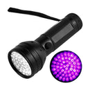 Portable Aluminum Ultraviolet Flashlight 395-400nm Handlamp with Rope