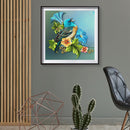 5D DIY Full Round Drill Diamond Painting Bird Flower Mosaic Rhinestone Draw