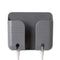 Sticky Wall Phone Charging Rack w/ Hook Remote Control Storage Box (Gray) Newly