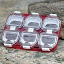 Waterproof Tackle Box magnet fishhook box Storage Box Spoon Hooks Baits Case