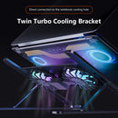 Laptop Cooling Pad with 2 Detachable Fans for 10-17.3 inch Laptop (Grey) Newly
