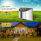 Cold White 4 LED Solar Lights Waterproof Wall Stair Lamp for Security