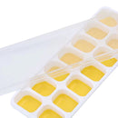 14 Grids Silicone Ice Cube Tray Summer DIY Homemade Ice Cube Mold (Yellow) Newly