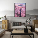 Full Round Drill Diamond Painting Cherry Blossom 5D DIY Mosaic Handmade Wall Art