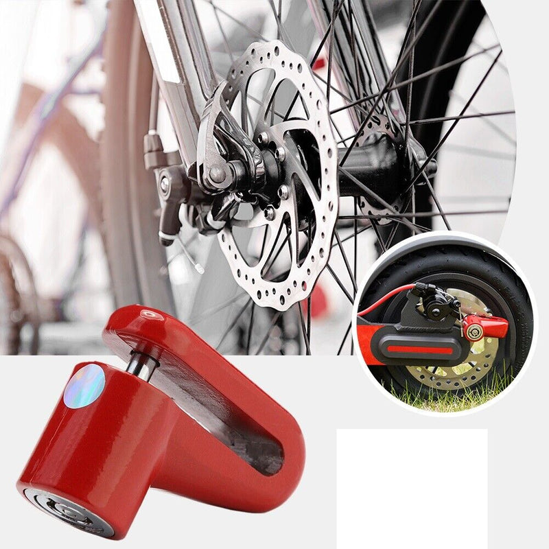 Anti-Theft Disc Brakes Lock w/ Steel Wire for M365 Scooter (Black+Red) Newly