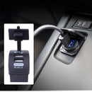 Universal Car Motorcycle 3.1A Dual USB Charger with Waterproof Cover for Phone