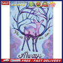 11CT Full Cross Stitch Elk Stamped DIY Christmas Wall Art Crafts Home Embroidery