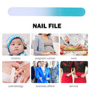Portable Glass Nail Shiner Durable Grinding Buffer Manicure Tools (Blue) Newly