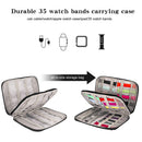 #A Watch Organizer Box Leopard Print Storage Case for Garmin Fenix 7 Series Pouc