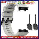 Silicone Watchband with Tools Watch Strap for Amazfit T-Rex 2 A2169 (Grey)