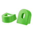 2pcs/set Bicycle Crankset Crank Wheel Protective Sleeve Protector (Green)