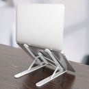Laptop Support Holder Foldable Notebook Tablet Cooling Stand (White) Newly