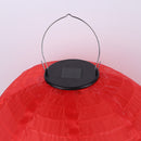 Solar Lantern Lamp Waterproof Nylon Hanging Light Outdoor Festival Decorati