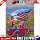 Diamond Painting Set Rhinestone Kit Full Round Drill 5D DIY Car with Flag