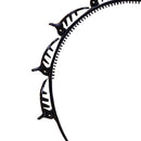 Punk Braided Hairpin Men Women Hoop Double Bangs Clip Hairband Hair Accessori
