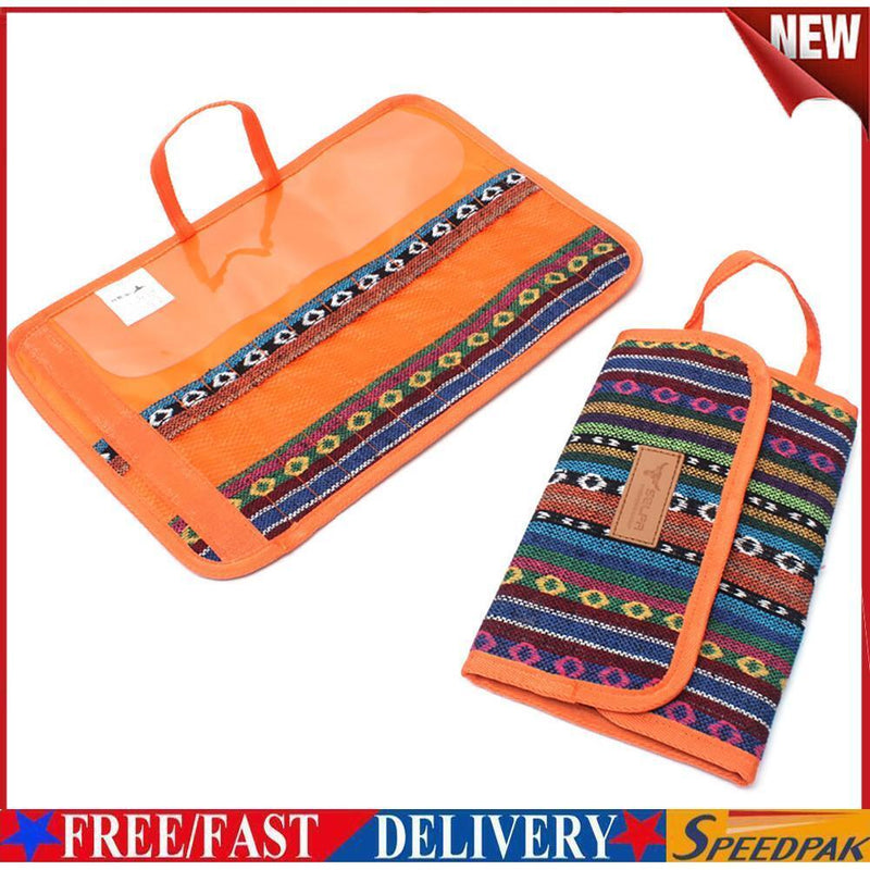Outdoor Camping Picnic Cutlery Organizer Bags Case for Hiking Backpacking