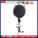 Nylon Rope Recoil Ring Outdoor Survival EDC Retractable Key Chain with Clip
