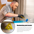 Woodworking Pyramid Stands Set Triangle Paint Pads Feet Yellow (10pcs)